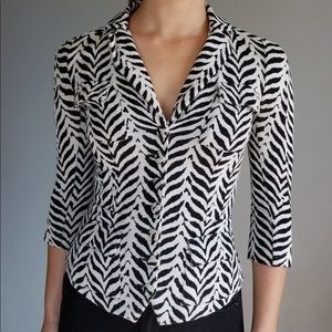 Diane von Furstenberg woven top size 2